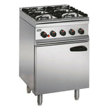 SLR6/P/N - Lincat Silverlink 600 Gas Free-standing Oven Range - Legs at Rear - 4 Burners - W 600mm F048 - JD Catering Equipment Solutions Ltd