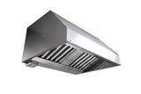Parry Stainless Steel Canopies with Internal Fan Pack 1000 X 810 X 500 SNACK CANOPY - JD Catering Equipment Solutions Ltd
