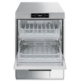 Smeg Professional Pura SPD522S 500mm Double basket Dishwasher with Softener 10 customizable programs 500x500 8.4kW 15A 3ph