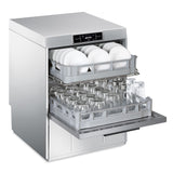 Smeg Professional Pura SPD522S 500mm Double basket Dishwasher with Softener 10 customizable programs 500x500 8.4kW 15A 3ph