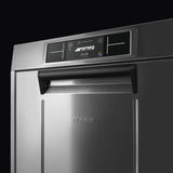 Smeg Professional Pura SPG425S 400mm basket Glasswasher with Softener, 10 customizable programs/ 400x400  6.6kW 15A 3ph