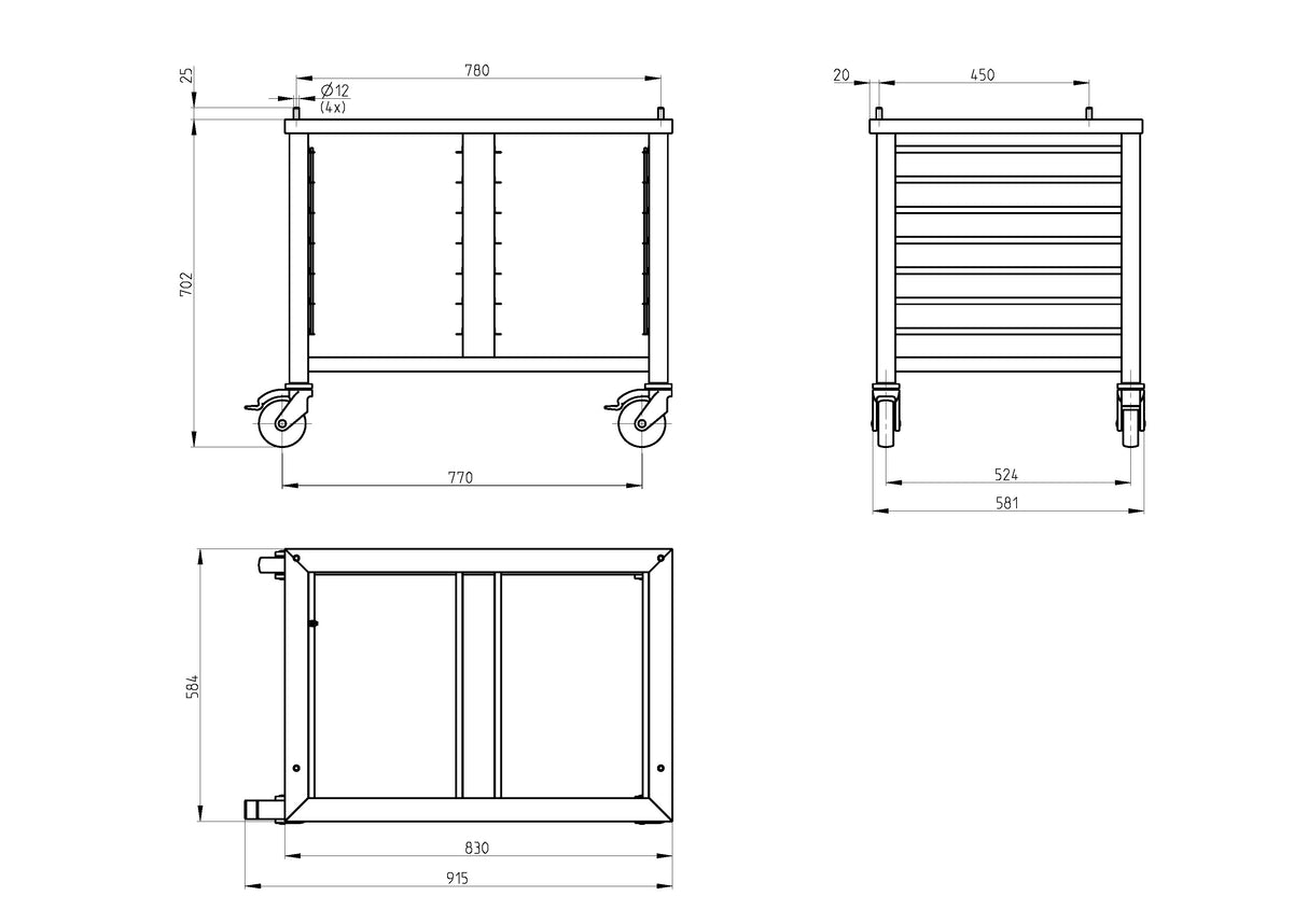 Retigo Combi Stand ST1116