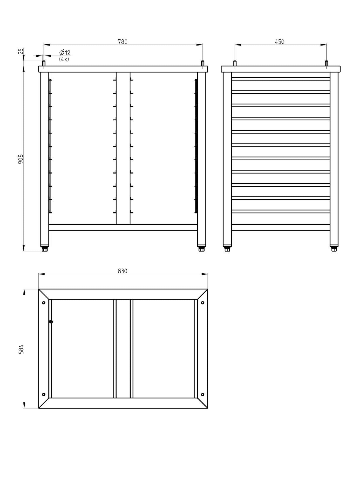 Retigo Combi Stand ST1116