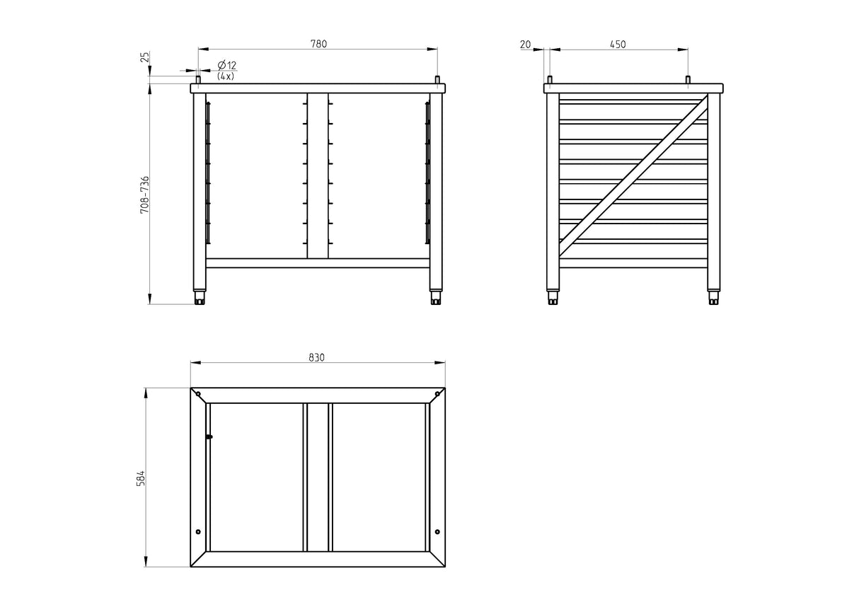 Retigo Combi Stand ST1116