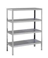 Parry STORAGE RACK 4 SHELVES 1200X400X1500 - JD Catering Equipment Solutions Ltd