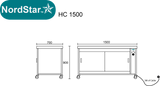 Nordstar HC1500 Hot Cupboard – 1500