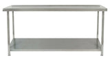 Parry Fully Welded Stainless Steel Tables - One Undershelf SS TABLE 1200X700X900 ONE UNDERSHELF WALL - JD Catering Equipment Solutions Ltd