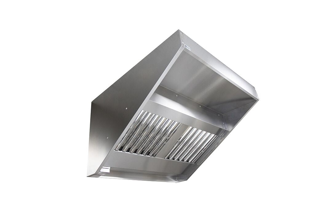 Parry Stainless Steel Canopies with Internal Fan Pack 2400 X 1200 X 750 TITAN CANOPY