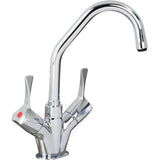 AquaTechnix TX-B-206L LEVER operated faucet TX-B-20 base with 150mm swivel spout. H: 271mm