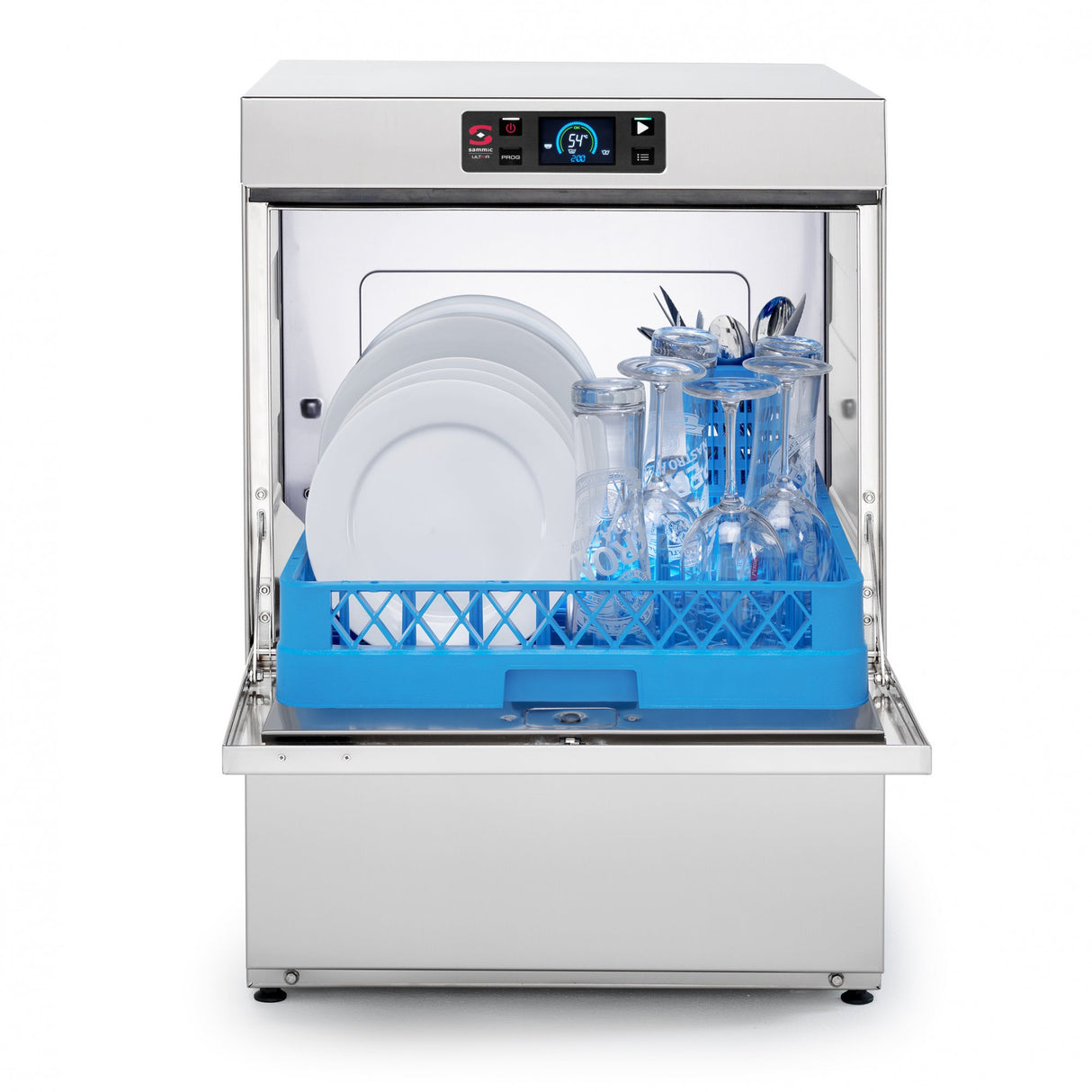 Sammic Ultra Range Glass/Dishwasher UX-50BD 500mm Basket with water softener