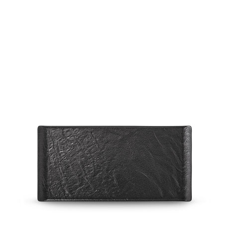 Wilmax Black Rectangular Plate 5cm – Pack of 3 by Wilmax