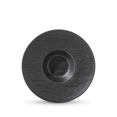 Wilmax Black Deep Plate 27cm – Pack of 2 by Wilmax
