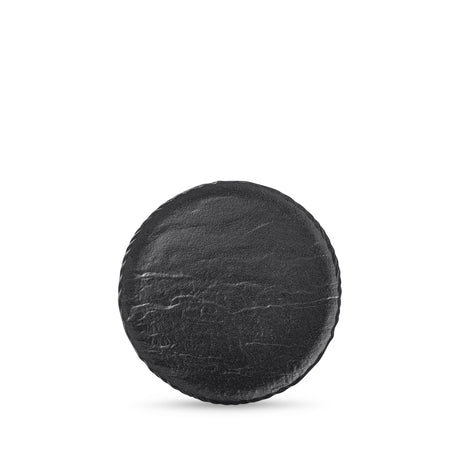 Wilmax Black Round Plate 18cm – Pack of 6 by Wilmax