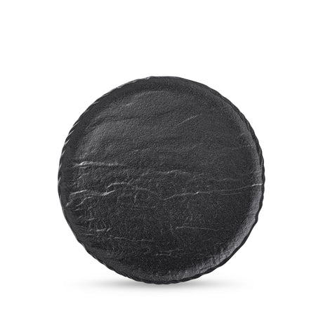 Wilmax Black Round Plate 28cm – Pack of 3 by Wilmax
