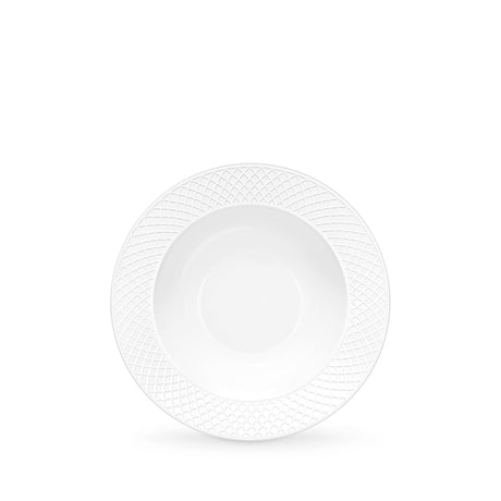 Wilmax Deep Rim Round Plate 22.5cm – Pack of 2 by Wilmax – professional porcelain tableware for hospitality