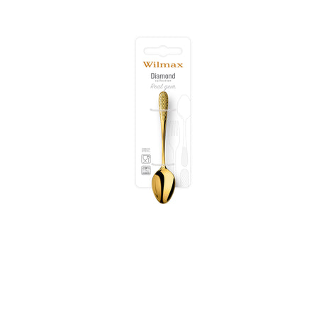 Wilmax Gold Coffee Moka Spoon 2 pcs on Blister Pack 11.5cm – Pack of 2 by Wilmax – image 2
