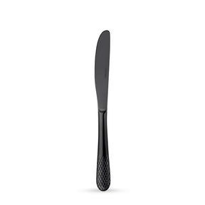 Wilmax Black Dinner/Table Knife on Blister Pack 22cm by Wilmax