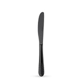 Wilmax Black Dinner/Table Knife on Blister Pack 22cm by Wilmax – professional cutlery for restaurants and hospitality