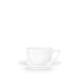 Wilmax Tea Cup & Saucer 240ml – Pack of 6 by Wilmax – professional porcelain tableware for hospitality