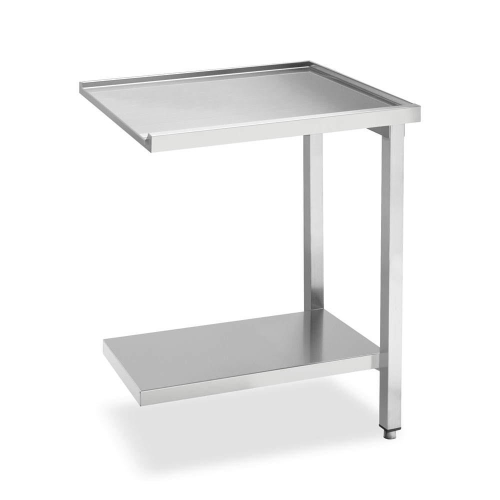 Smeg Professional Dishwash Tabling - Universal 700mm Exit Table For Either Side With Lower Shelf