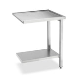 Smeg Professional Dishwash Tabling - Universal 700mm Exit Table For Either Side With Lower Shelf - JD Catering Equipments Ltd