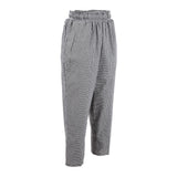 Chef Works Essential Baggy Pants Small Black Check M | A026-M