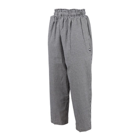 Chef Works Essential Baggy Pants Small Black Check 2XL | A026-XXL