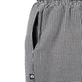 Chef Works Essential Baggy Pants Small Black Check M | A026-M