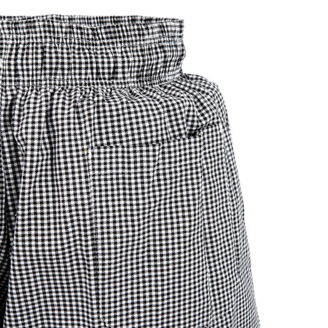 Chef Works Essential Baggy Pants Small Black Check XL | A026-XL