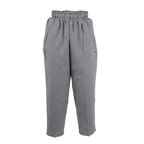 Chef Works Essential Baggy Pants Small Black Check XS | A026-XS
