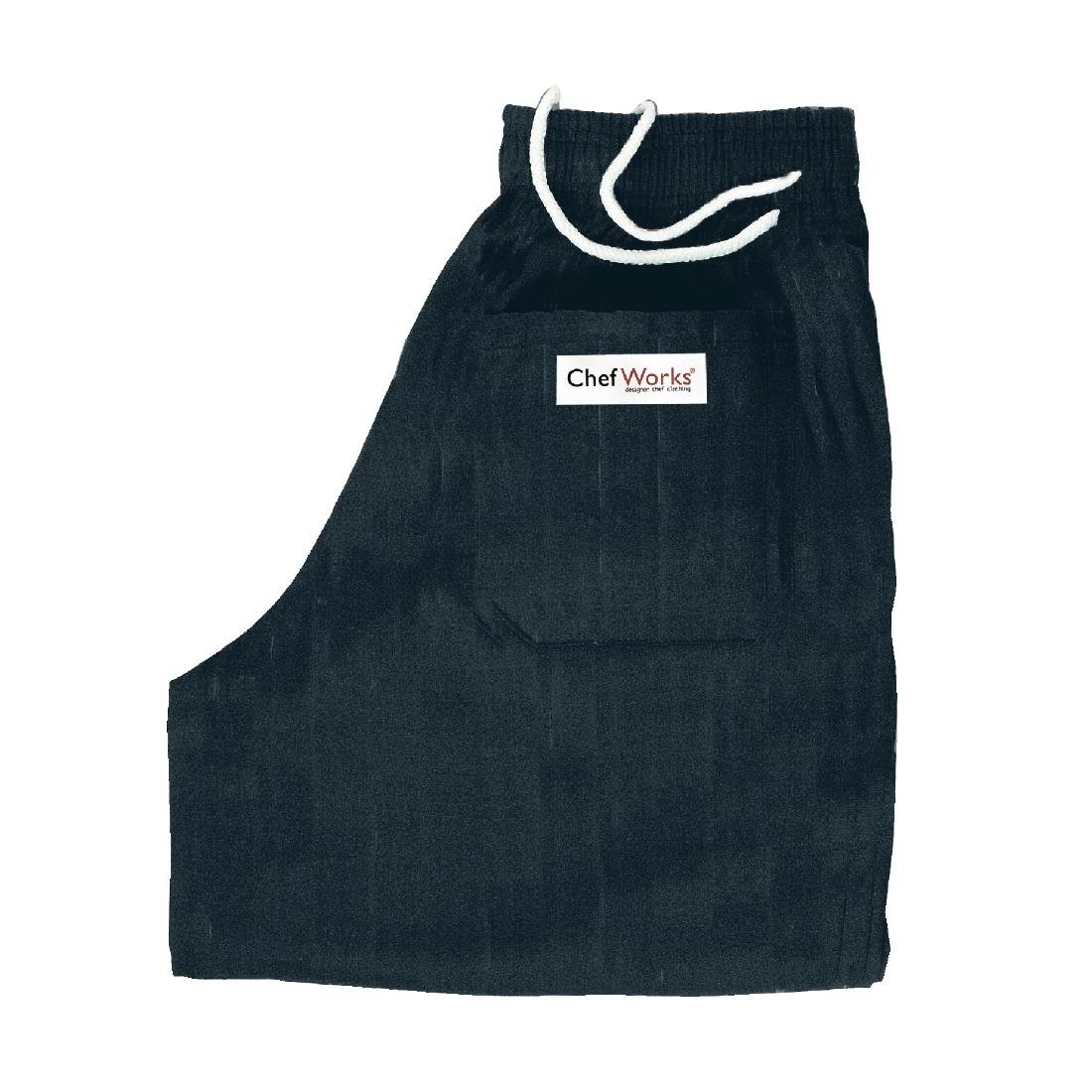 A029 Chef Works Essential Baggy Trousers Black