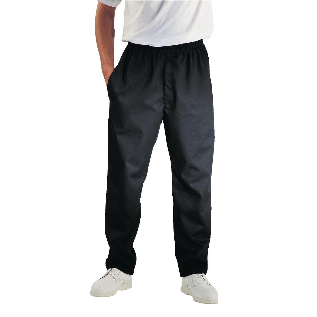 A029-5XL Chef Works Essential Baggy Trousers Black 5XL