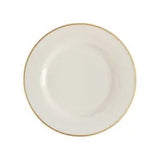 Pack Size 6 - Porland Academy Academy Event Gold Band Flat Plate 25cm/10" - A183225GB - JD Catering Equipments Ltd