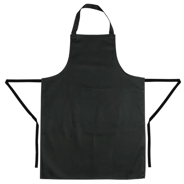 SA816 Whites Bib Apron Polycotton Black (5 pack)