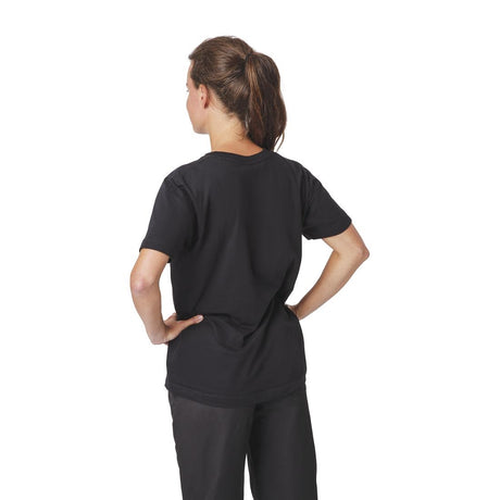 Unisex Chef T-Shirt Black 2XL | A295-2XL
