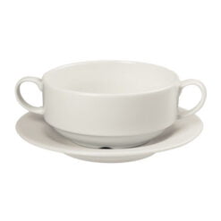 Pack Size 6 - Porland Academy Academy Stacking Soup Cup 34cl/12oz (10oz) - A365711