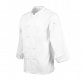 A371-XS Chef Works Unisex Le Mans Chefs Jacket White XS