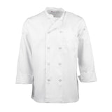 A371-XL Chef Works Unisex Le Mans Chefs Jacket White XL