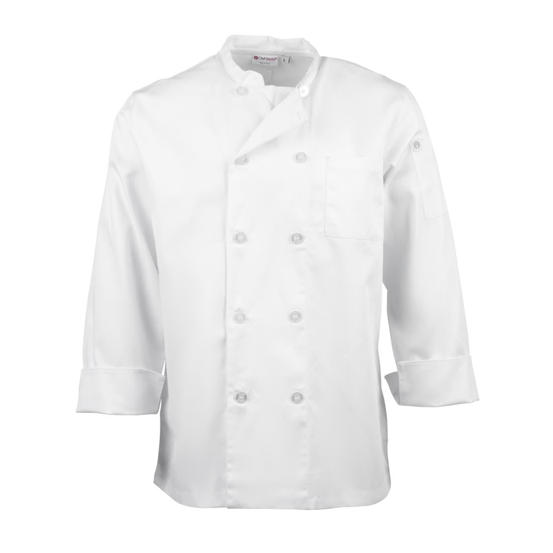 Chef Works Le Mans Unisex Chef Jacket White L | A371-L