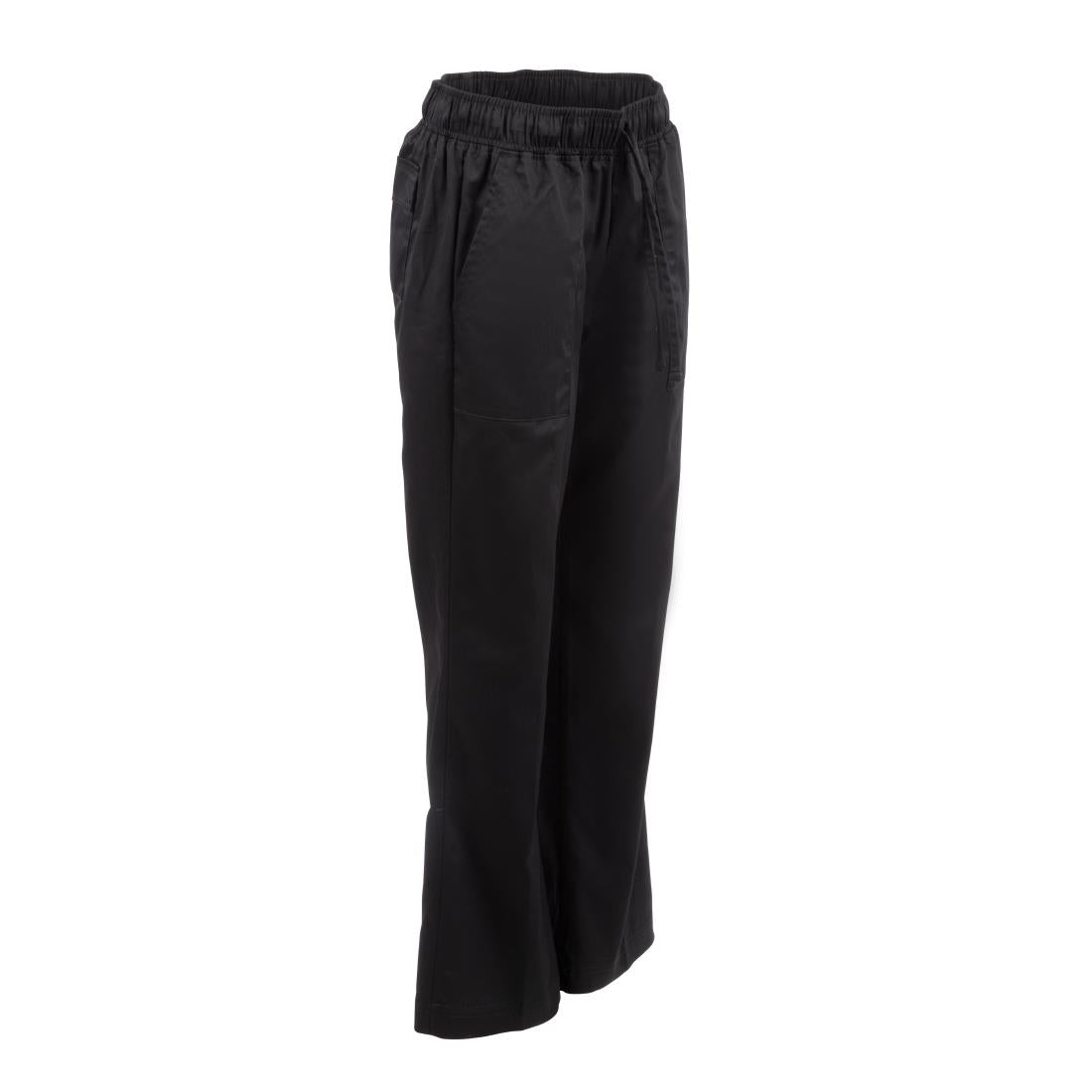 A431-L Chef Works Womens Executive Chef Trousers Black L