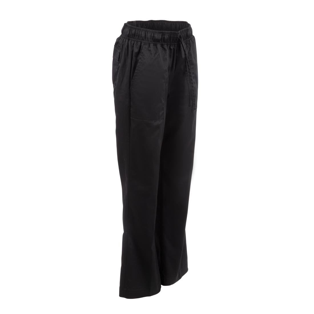 A431-XL Chef Works Womens Executive Chef Trousers Black XL