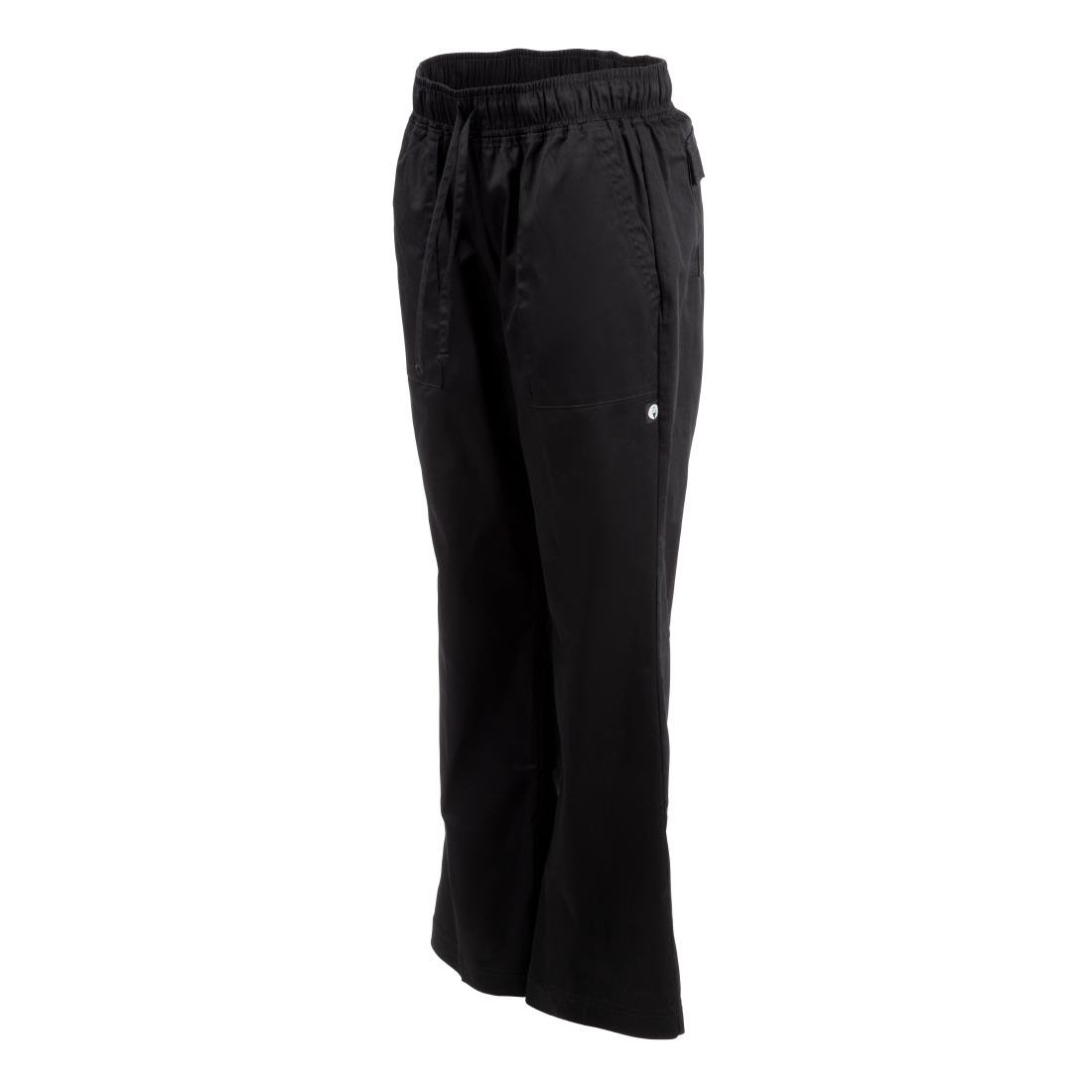 A431-S Chef Works Womens Executive Chef Trousers Black S