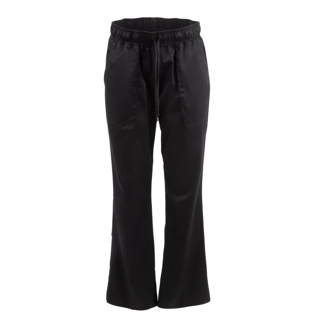 A431-XL Chef Works Womens Executive Chef Trousers Black XL