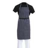 A530 Whites Butchers Apron Stripe Blue