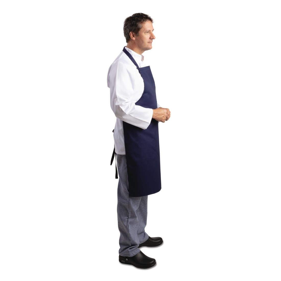 A543 Whites Bib Apron