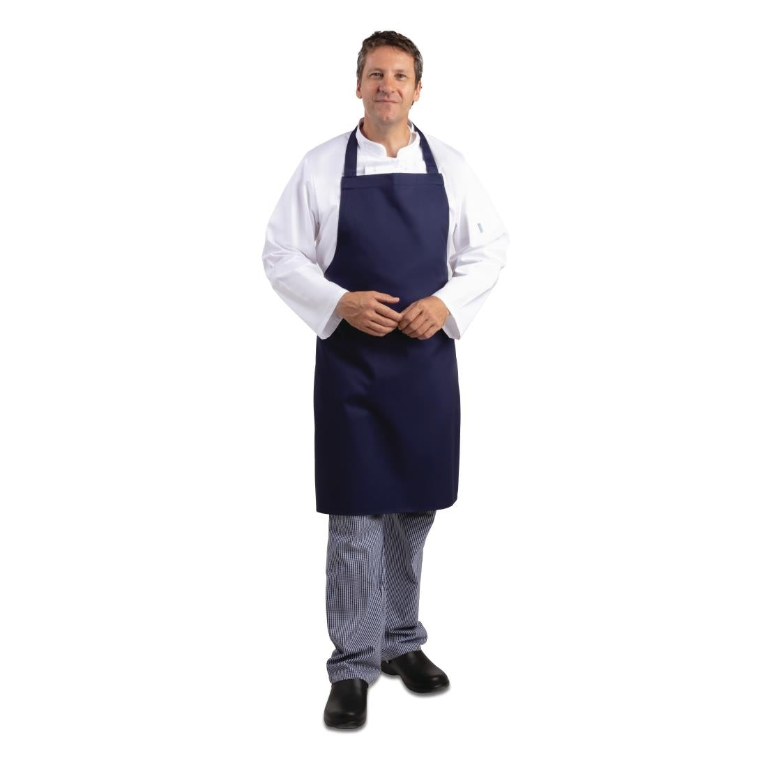 A543 Whites Bib Apron