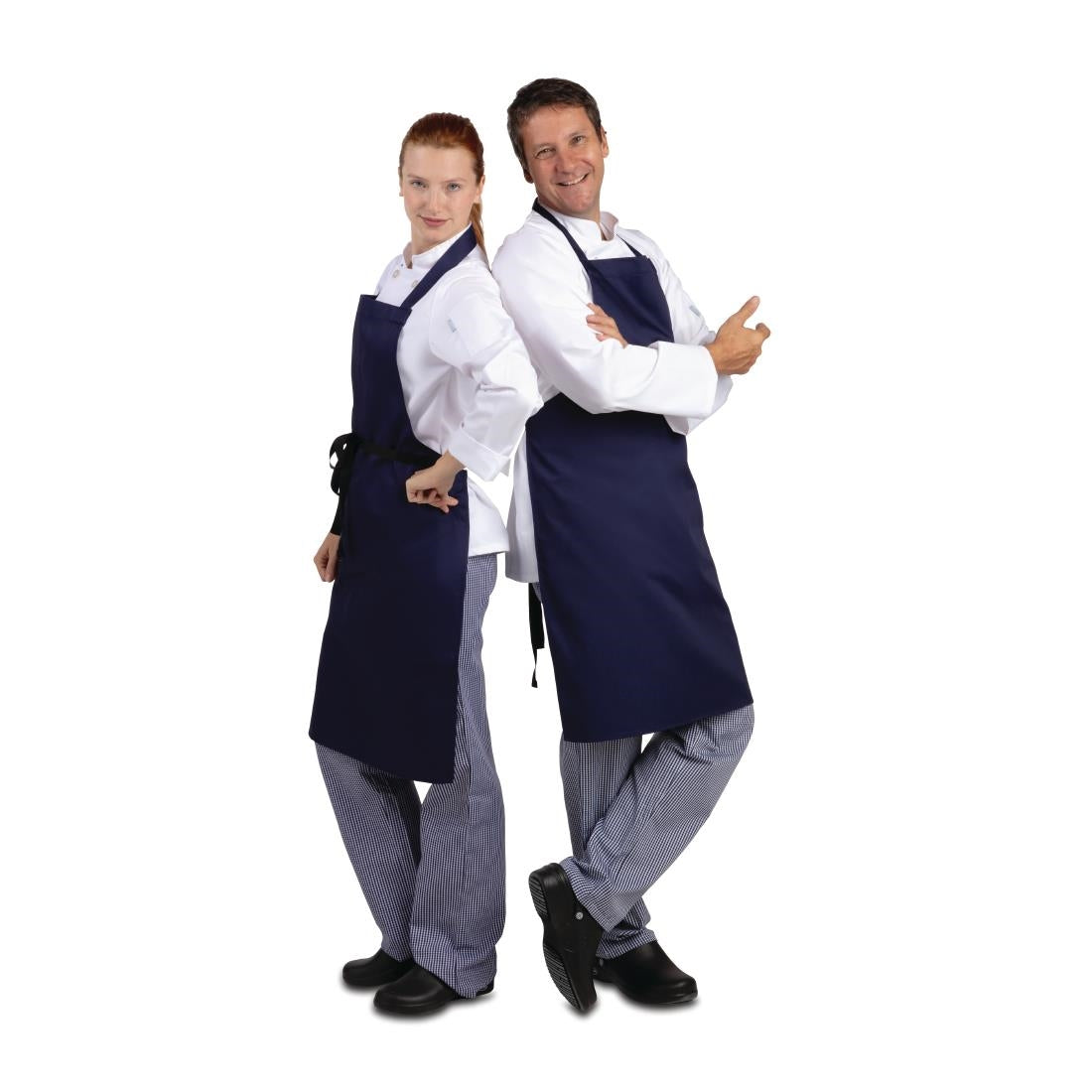 A543 Whites Bib Apron