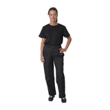 Whites Vegas Chef Trousers Polycotton Black L (5 Pack)