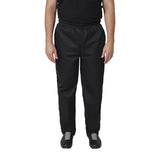 Whites Vegas Chef Trousers Polycotton Black L (5 Pack)