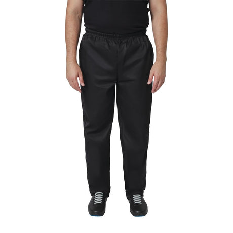 Whites Vegas Chef Trousers Polycotton Black L (5 Pack)